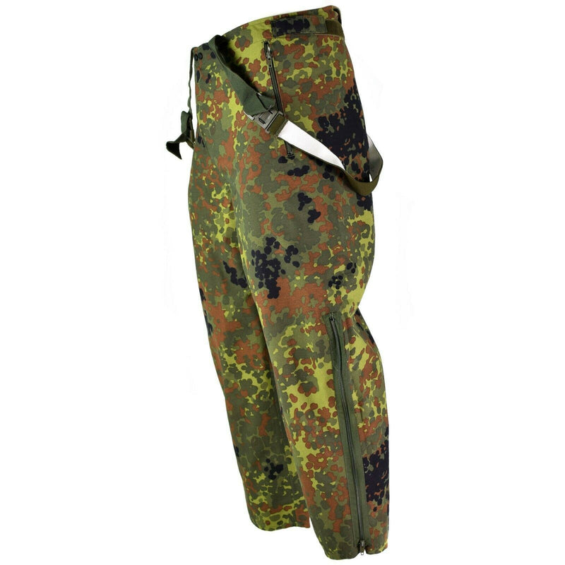 Originele Duitse legerbroeken Goretex Bib n Brace Flecktarn -broek Algemeen regen