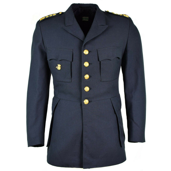 Echt Zweeds leger infanterie blauw parade uniform Zweden militaire kledingjas