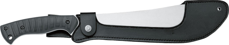 Fox Knives merk Italië Macho 680 machete roestvrij staal zwart vast mesmes