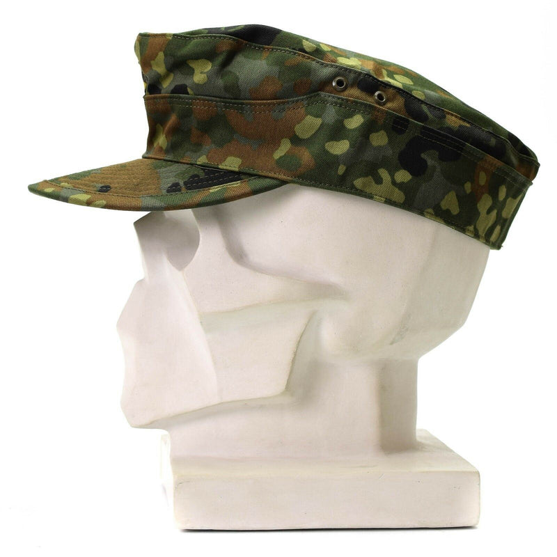 Echte origineel Duits leger Flecktarn Cap BW Woodland Camo Militaire hoed Nieuw