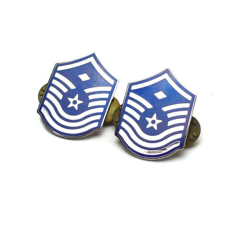 Echte Amerikaanse leger rang senior master sergeant insignia badge militaire eerste klasse