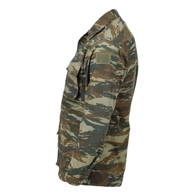 Originele Griekse militaire veld BDU Jacket Lizard Camouflage Griekenland Legeroverhemden