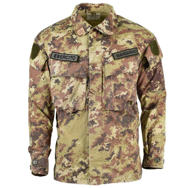 Echt Italiaans leger RIP Stop Vegetato Camo Acu Jacket Combat Field Shirt Blouse