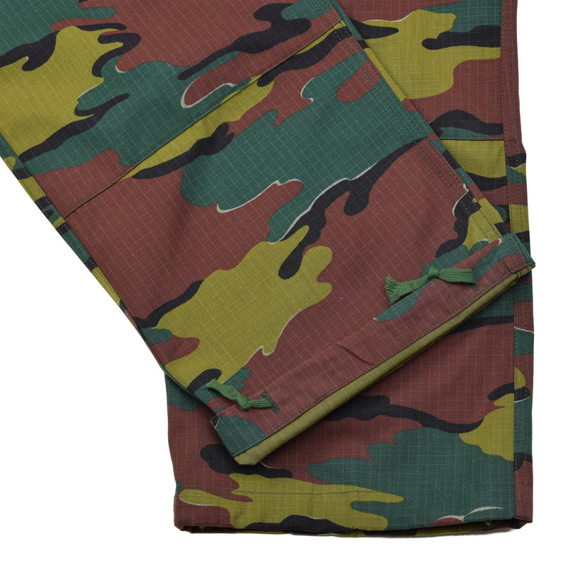 Originele Belgische legerveld gevechtsbroek ripstop jigsaw camouflage broek nieuw