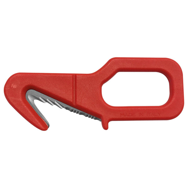 Fox Knives Rescue Emergency Tool Safety mes Roestvrij staal AISI 420 Red