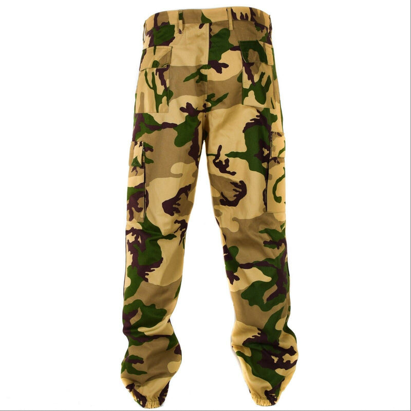 Originele Italiaanse leger broek gevecht woestijn tropische camouflage field broek nieuw