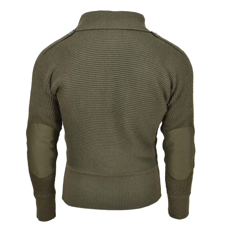 Originele Oostenrijkse militaire alpine pullover ademende versterkte gebreide trui