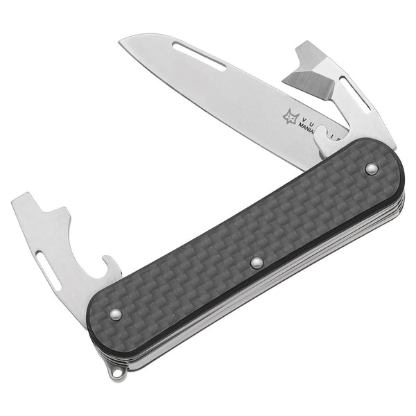 Fox Knives Vulpis FX-VP130-3 CF Multi Tool Pocket Pocket Knife Roestvrij staal M390