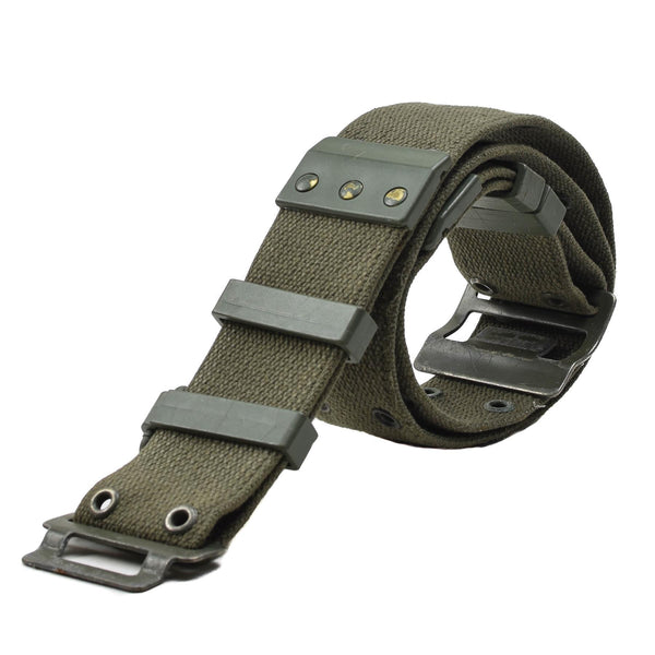 Originele Franse leger Webbing Belt Famas Olive OD Webgordel Frankrijk Militair