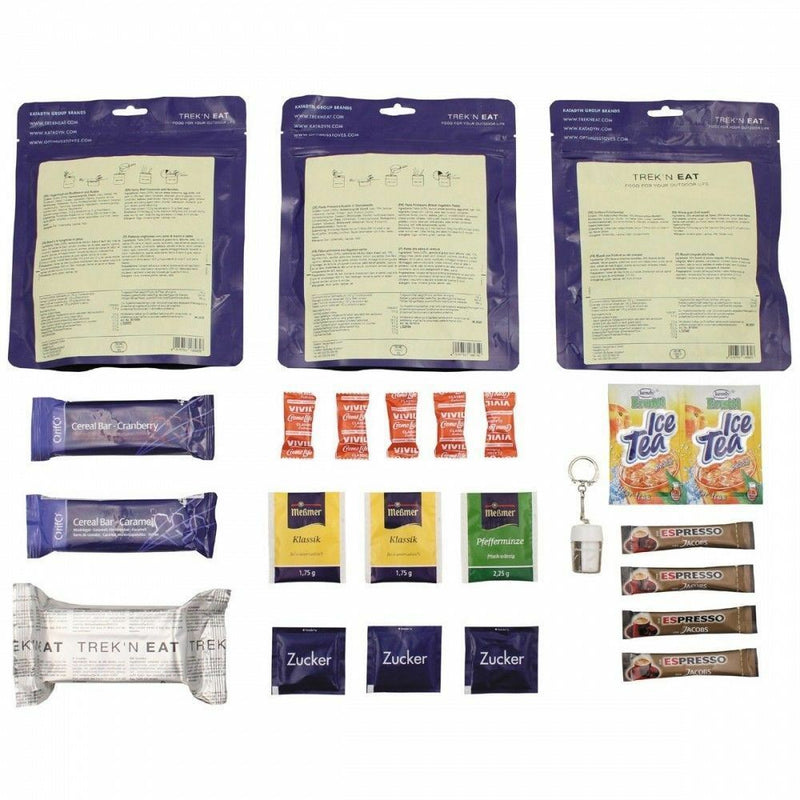 Noodrantsoen Leger Survival Food 1 Day Ration Military Meal Food Prepper 24 uur (Typ1)