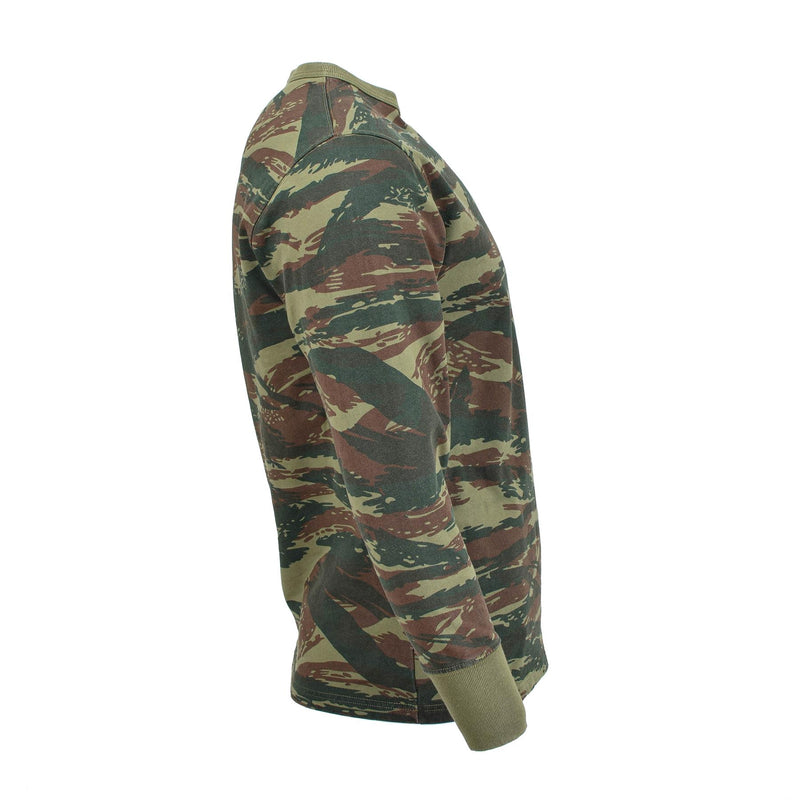 Origineel Grieks leger sweatshirt Griekenland militaire sportkleding shirts hagedis camo