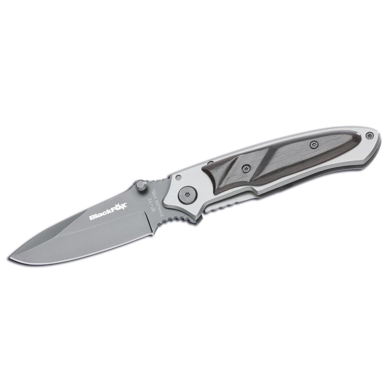 Fox Knives Brand Pocket Knife Vouwen Titanium gecoat 440 roestvrij zwart hout