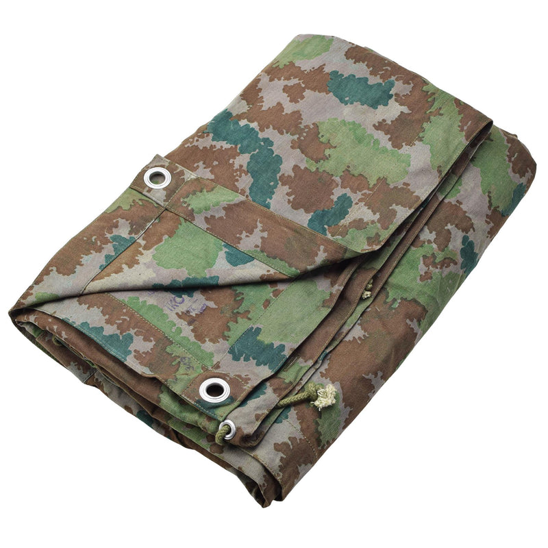 Originele Duitse militaire camouflage Poncho Tent Vintage Army Shelter Camping Nieuw