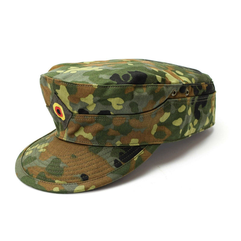 Echte origineel Duits leger Flecktarn Cap BW Woodland Camo Militaire hoed Nieuw