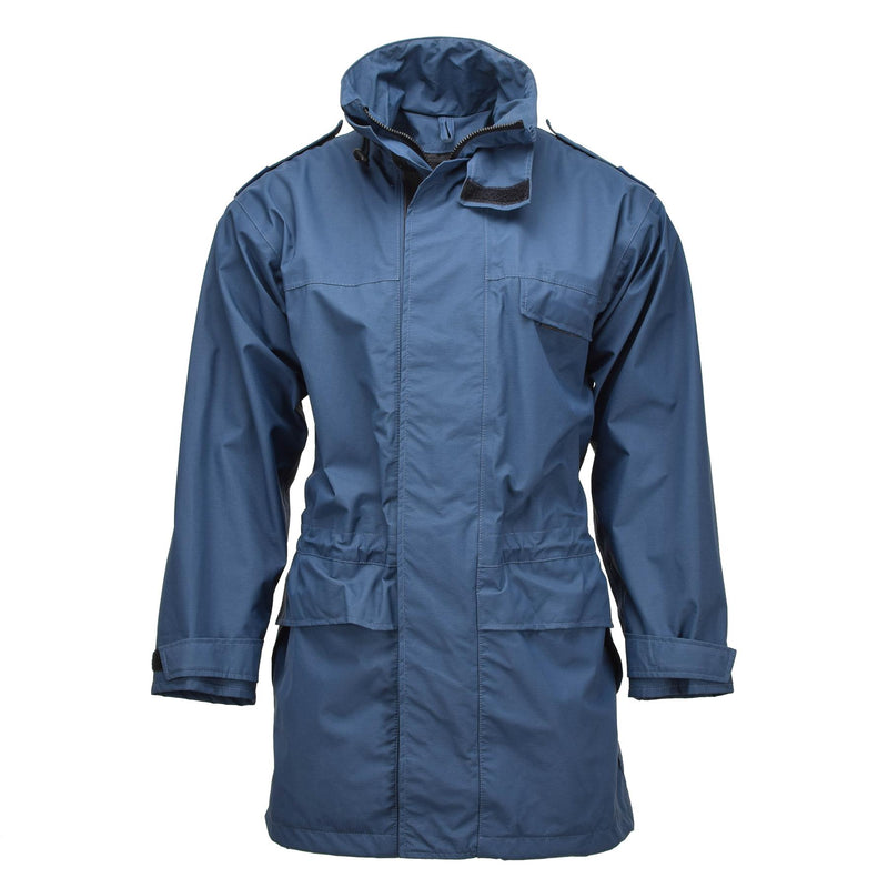 Originele Britse koninklijke luchtmacht regenjas Goretex raf nat weer jas blauw