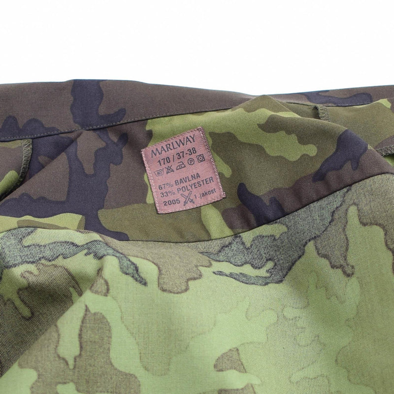 Echt Tsjechisch legershirt Woodland Camo VZ 95 Velduniform Militair Surplus Nieuw