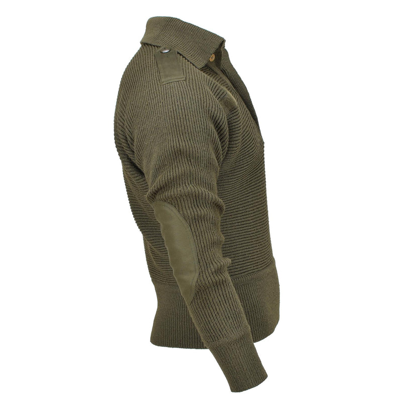 Originele Oostenrijkse militaire alpine pullover ademende versterkte gebreide trui