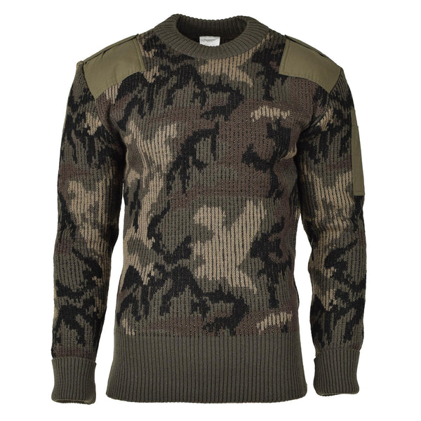 Originele Chileense leger trui trui camouflage camouflage bodywarmer gebreide jumper nieuw