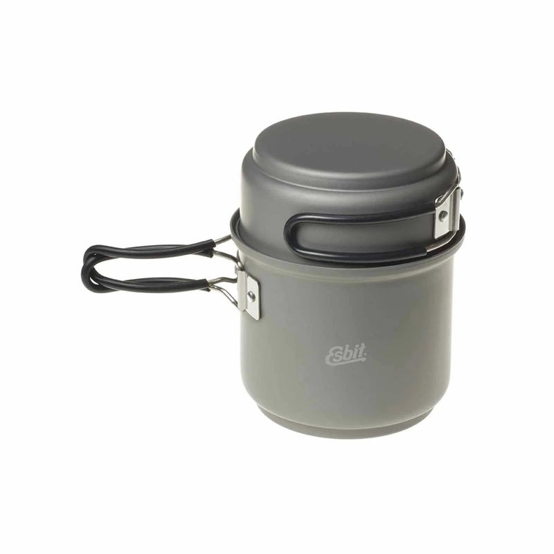 Esbit compact kookset vaste vloeibare vloeistof hard geanodiseerd aluminium 985 ml pot