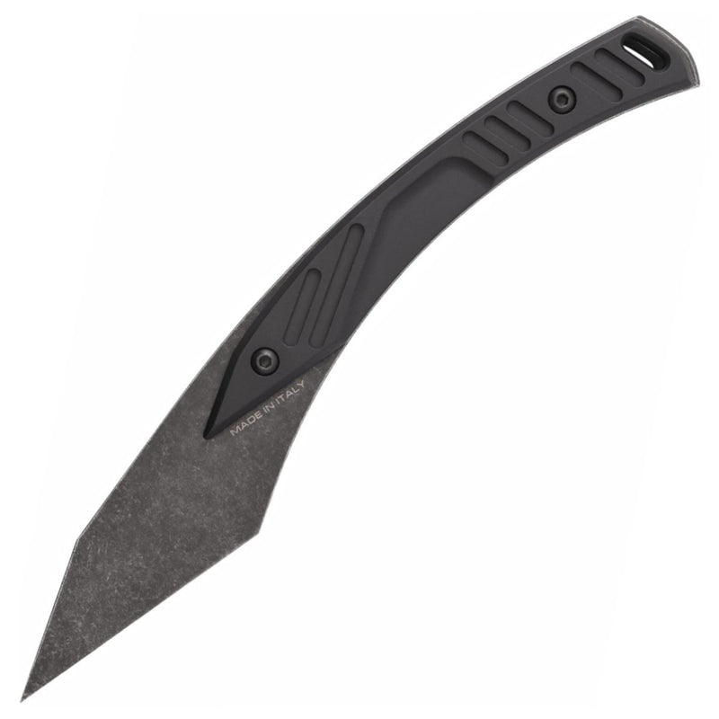 Extrema -verhouding Kiri Dark Stone Tactical Knife Kiridashi Bohler N690co Steel Black