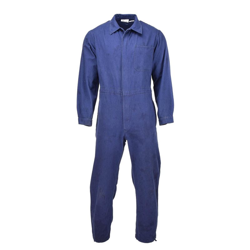 Echt Duitsland militaire coverall werk uniform leger blauwe jumpsuit marine werkkleding