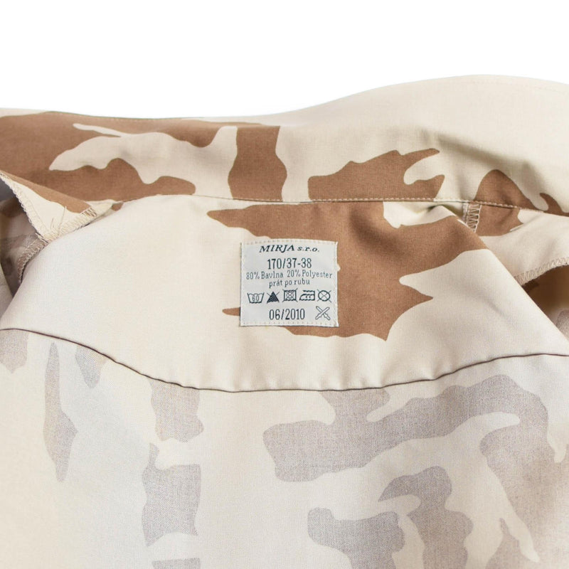 Echt Tsjechisch legerhirt woestijn camouflage 95 velduniform militair surplus nieuw