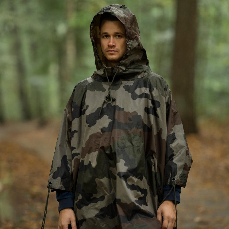 Merk leger stijl waterdichte regen ripstop poncho cape militaire cce camouflage