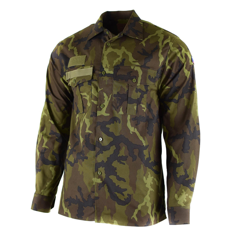 Echt Tsjechisch legershirt Woodland Camo VZ 95 Velduniform Militair Surplus Nieuw