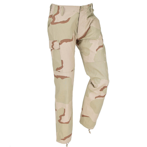 Mil-Tec Brand U.S. Leger Stijl Laadbroek 3-kleuren Desert Camouflage BDU-patroon