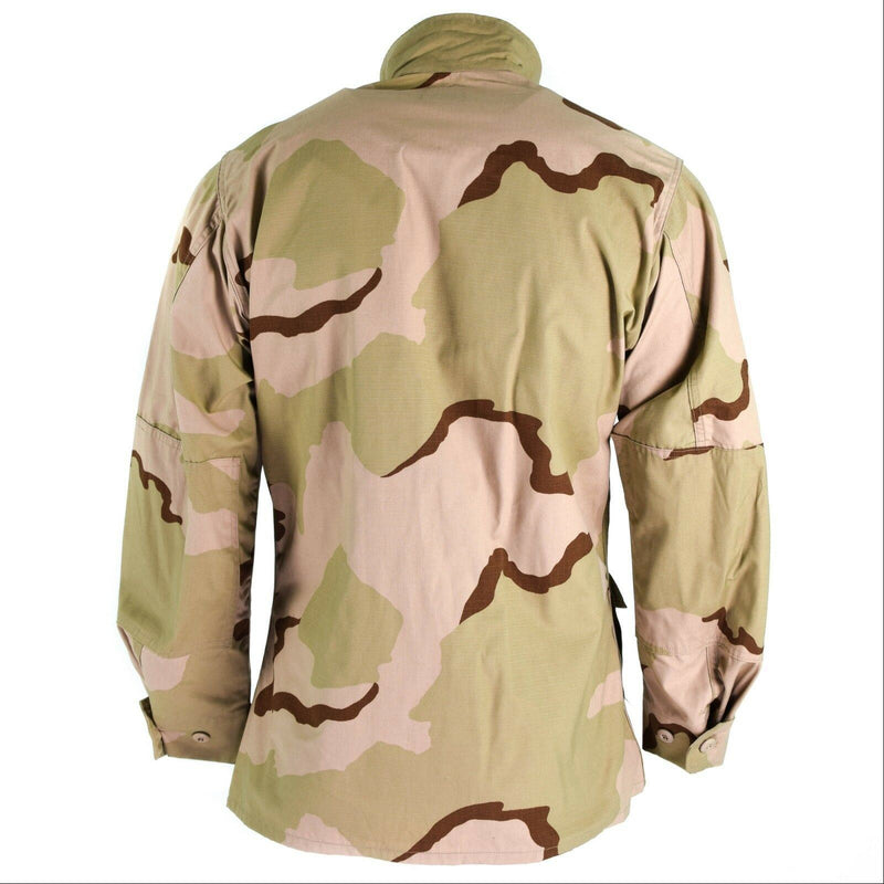 Echte Amerikaanse leger gevechtsjack BDU 3-kleuren ripstop militaire woestijn camo shirt nieuw