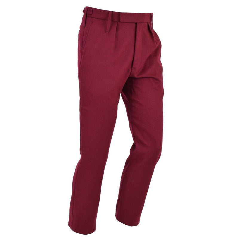 Echte Britse leger uniforme broek jurk Royale Hussars Bordeaux broek