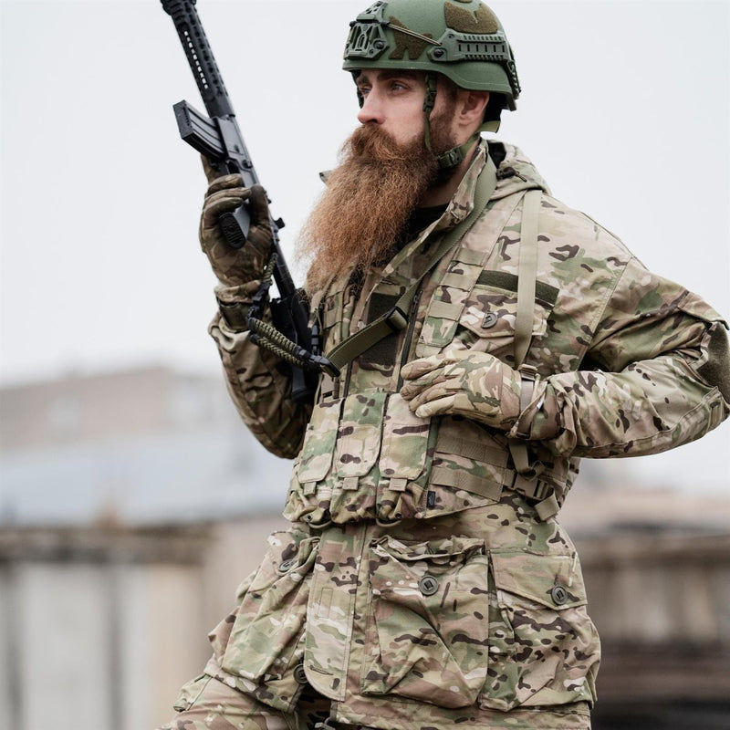 Echte Britse militaire tactische leerhandschoenen lichtgewicht MTP handbescherming