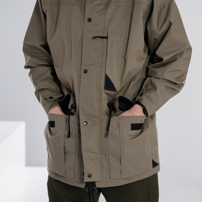 Echte Nederlandse leger Parka met voering OD Green Coat Men Officier Jacket Khaki Nieuw