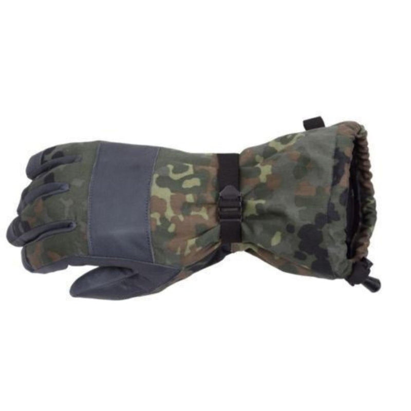 Echt Duits leger flecktarn camo winter warme gevechtshandschoenen bekleed militair