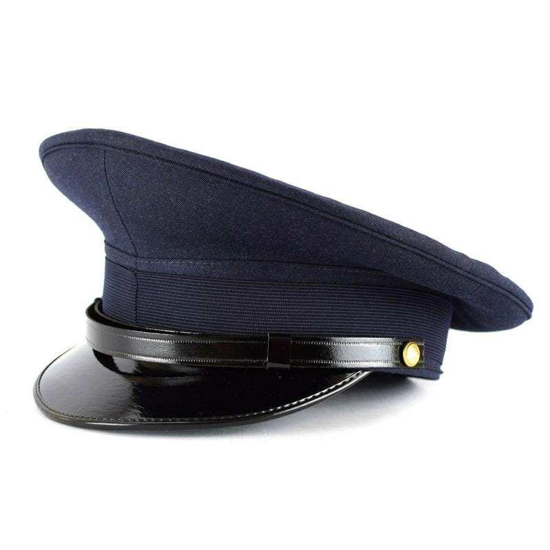 Echt Italiaans leger piekte piek Cap militaire luchtmacht vizier Foerage Cap Blue