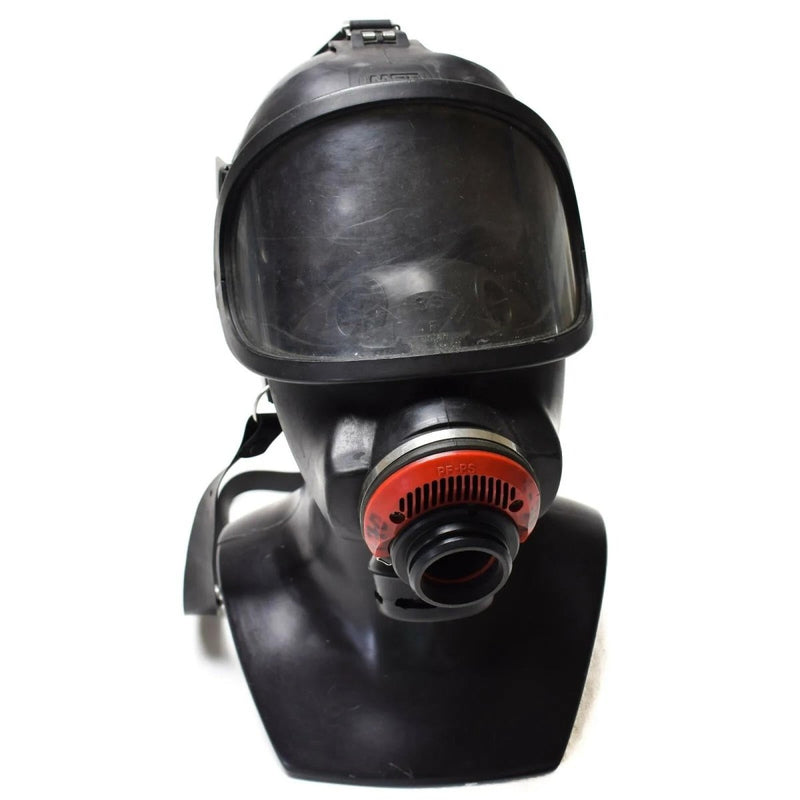 Echte msa auer merk zwart msa full face mask 3s gas masker ademhalingsapparaat