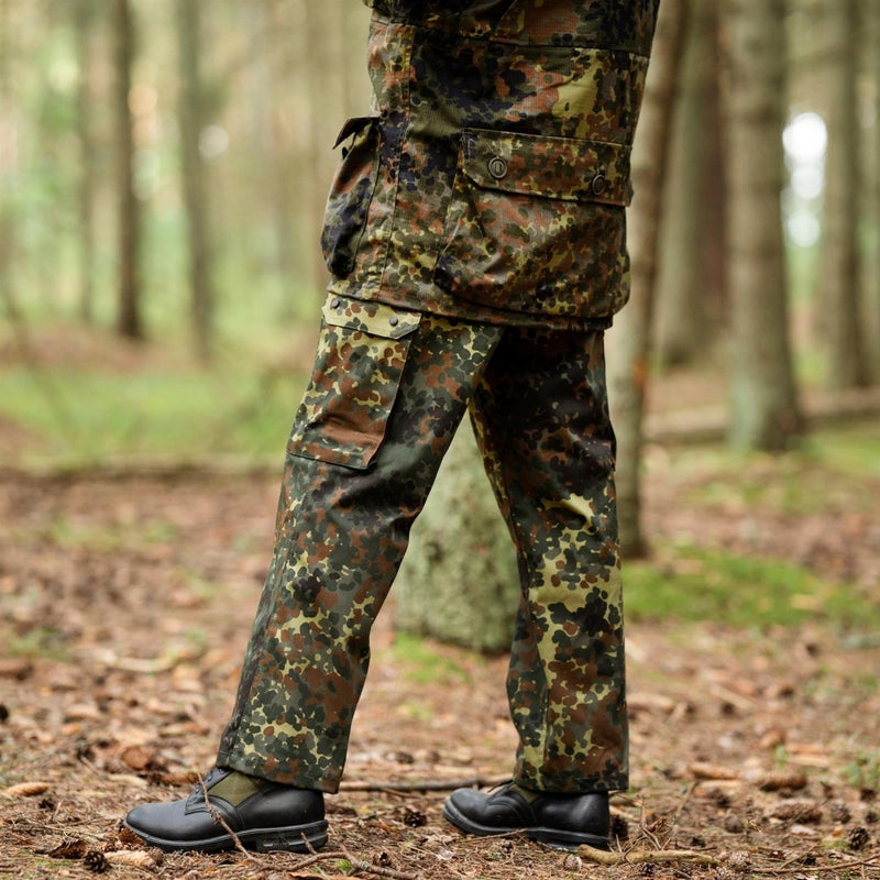 Duitse militaire stijl Veld Laadbroek Flecktarn Camo Combat Army Acu -broek