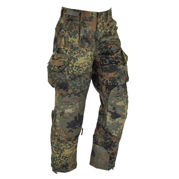 Leo Kohler Kbs Flecktarn Camo tactische broek Versterkte broek Troops Combat