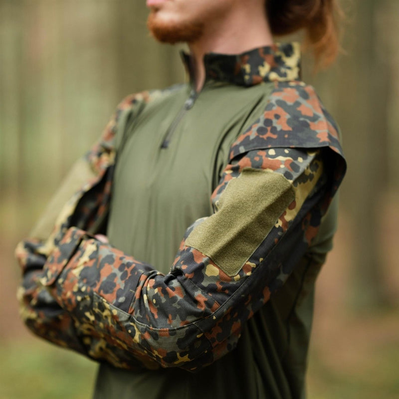 MFH merk Amerikaanse militaire stijl shirts flecktarn camo combat tactisch veld nieuw