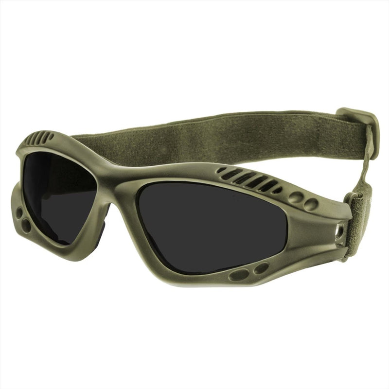 MIL-TEC AIR PRO COMMANDO Tactical Goggles Smoke Lens Anti Scratch Anti Fog