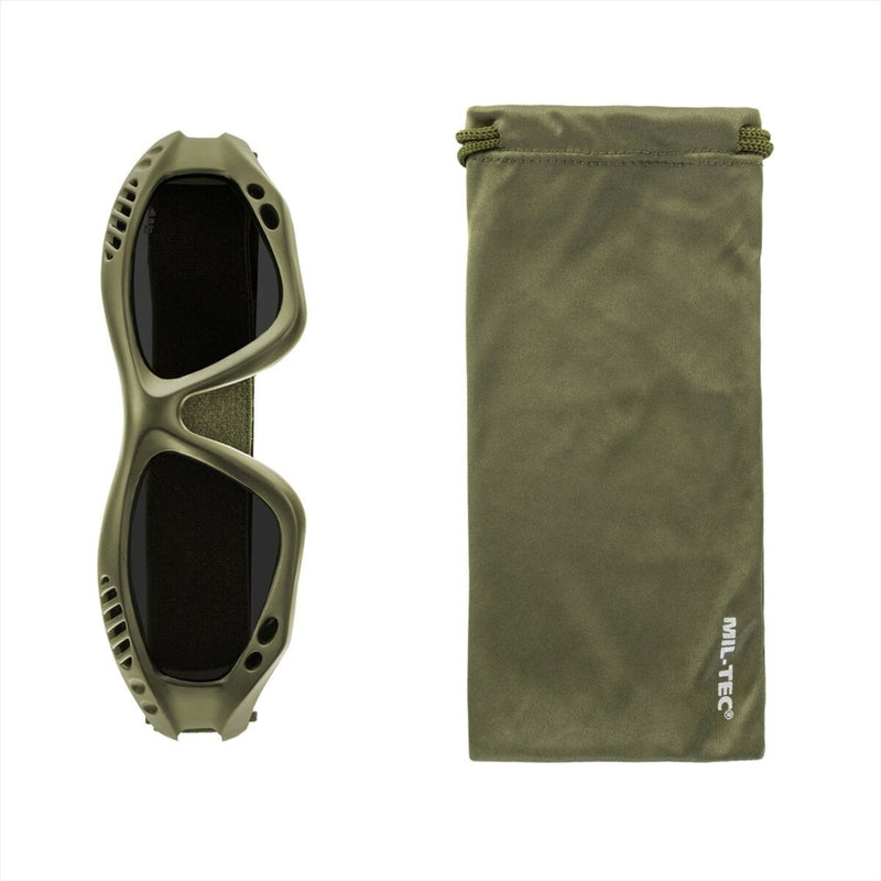 MIL-TEC AIR PRO COMMANDO Tactical Goggles Smoke Lens Anti Scratch Anti Fog