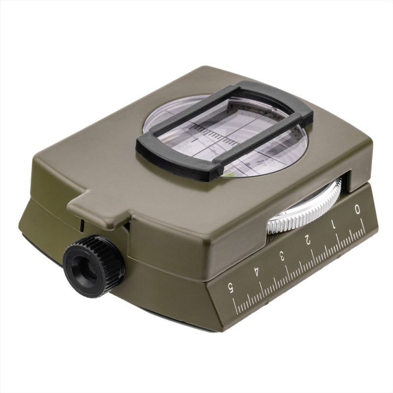 MIL-TEC Army Compass Metal Casting Viewfinder Included Case Navigation Olive