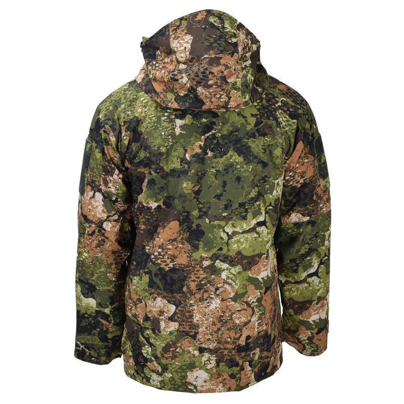 MIL-TEC Leger regen nat weer jas Gen II met fleece voering waterdichte capuchoneded