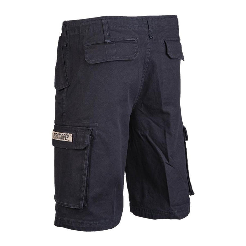 Mil-Tec Brand Army Style Vooruitse Black Moleskin Lichtgewicht Paratrooper shorts