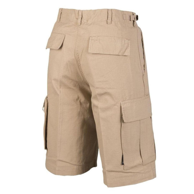 MIL-Tec Brand U.S. Militaire Bermuda-stijl voorgesproken Khaki Bdu Ripstop shorts