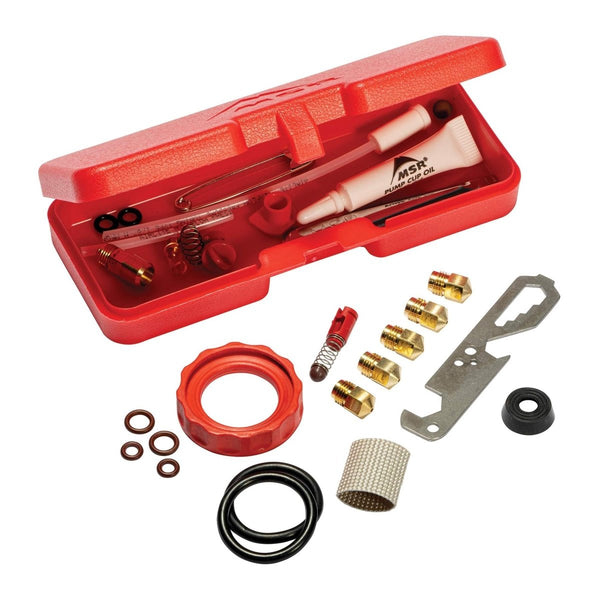 MSR Expedition Stove Service Kit Maintenance Reparaties veld Readiness Red Red Red