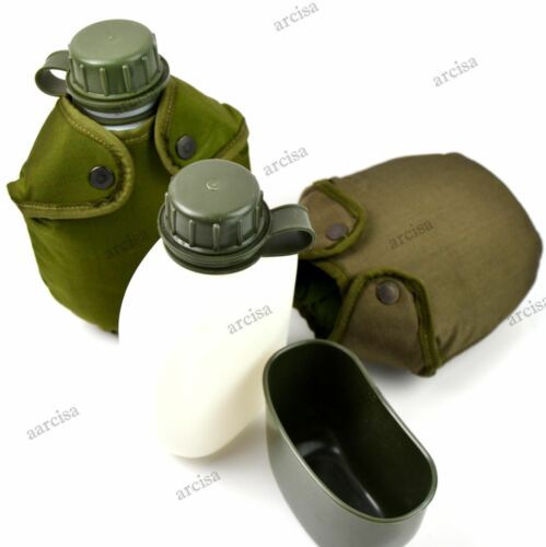 Origineel leger drink fles m48 Noorse waterfles militaire kantine Noorwegen