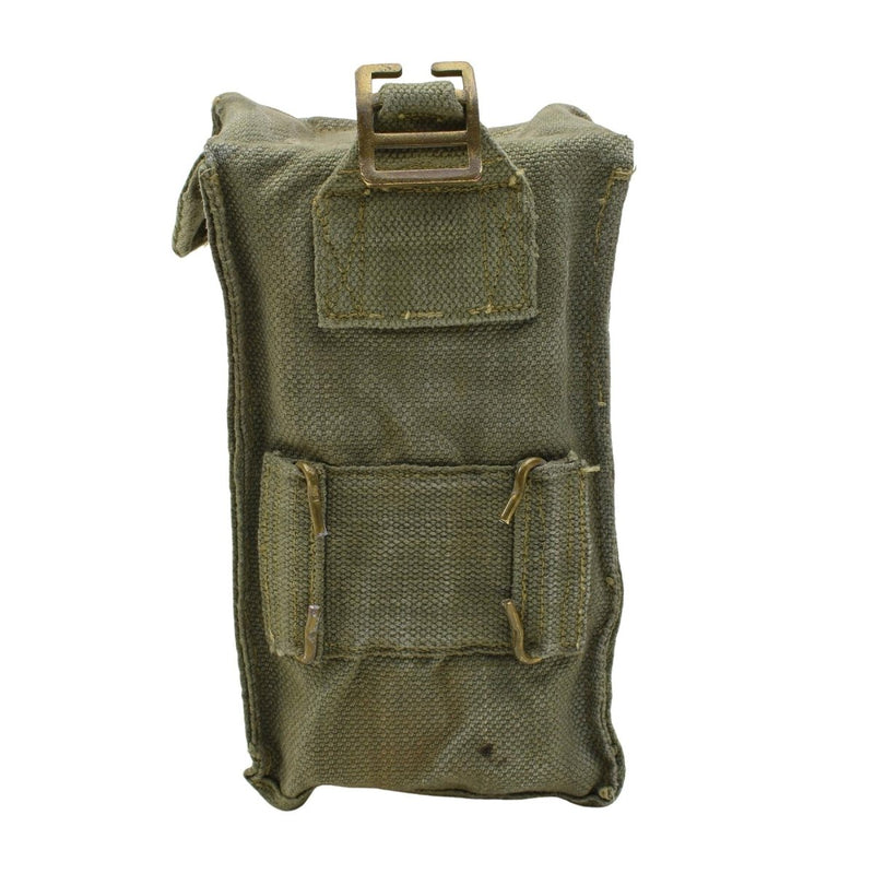 Origineel België Militair Duurzaam canvas Materiaal Small Magazine Pouch Bag Olive