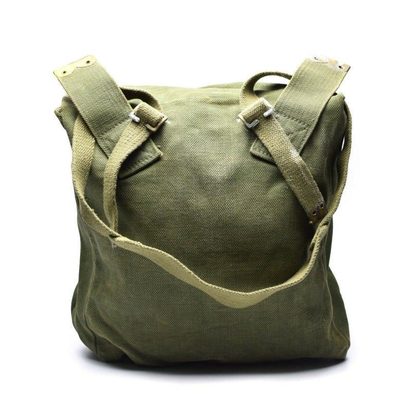 Originele Britse militaire M37 Haversack canvas tas grote zijtas olijf