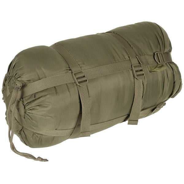 Originele Britse militaire slaapzak Compressie Sack Comfort -15 ° C Olive